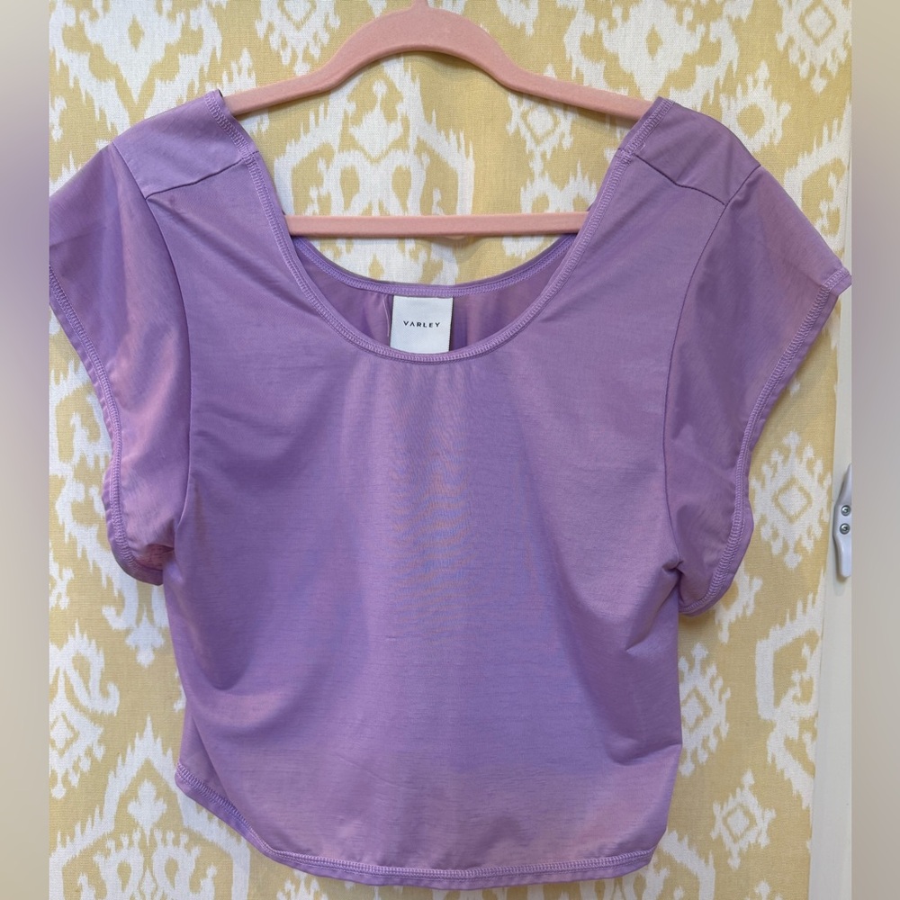 Varley Lavender Crop Top